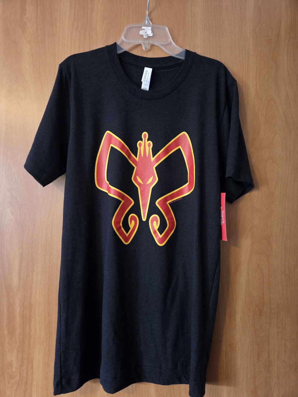 THE VENTURE BROS. Black Tee with Red and Yellow Monarch Emblem Size S Unique Fun